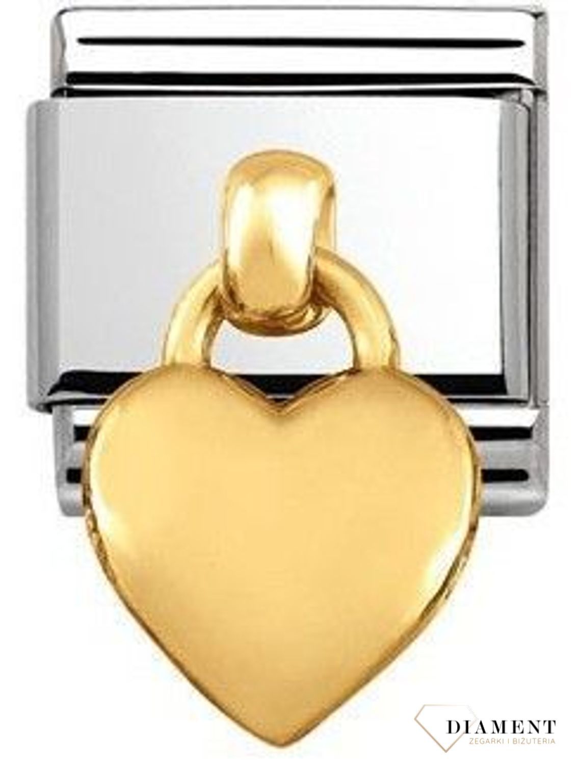 Nomination - Link 18K zawieszka złoto 'Serce' 031800 01 biżuteria nomination nomination zawieszki nomination baza.jpg